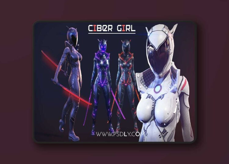 Ciber Girl (4.27 and 5.0 – 5.8) for Unreal Engine 1 Ciber Girl (4.27 and 5.0 – 5.8)