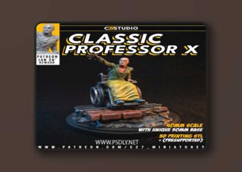 Classic Professor X – 3D STL Print Model