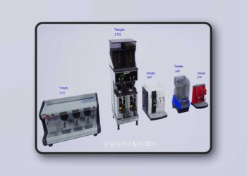 Coffee Machines set (Personal and Industrial size) [4.27 and 5.0 – 5.8]