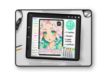 Copic inspired Marker Brushes for Procreate