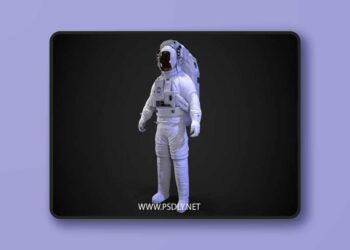 Cosmonaut Space man 3D Model