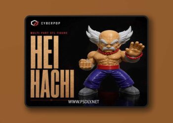 CyberPOP – Heihachi Mishima – 3D Print Model STL