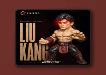 CyberPOP – Liu Kang Mortal Kombat – 3D Print Model STL