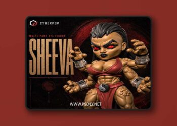 CyberPOP – Sheeva Mortal Kombat – 3D Print Model STL