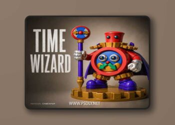 CyberPOP – Time Wizard – 3D Print Model STL