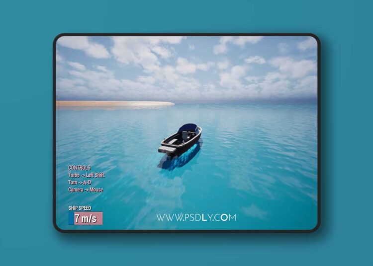Drivable Speed Boat (5.6 – 5.8) for Unreal Engine 1 Drivable Speed Boat (5.6 – 5.8)