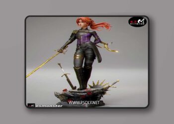 E.S Monster – Maelle – 3D Print Model STL 1