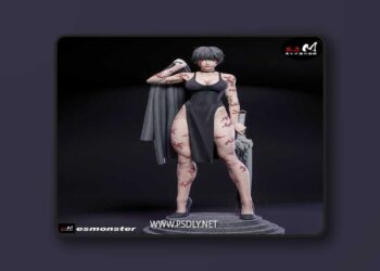 E.S Monster – Maki Zenin – 3D Print Model STL