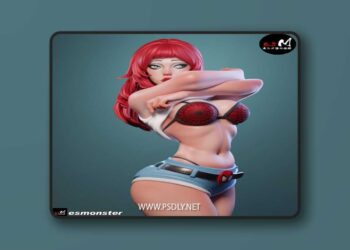 E.S Monster – Mary Jane – 3D Print Model STL