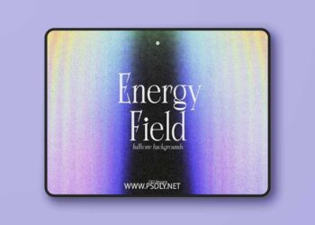 Energy Field Halftone Backgrounds Vintage Motion