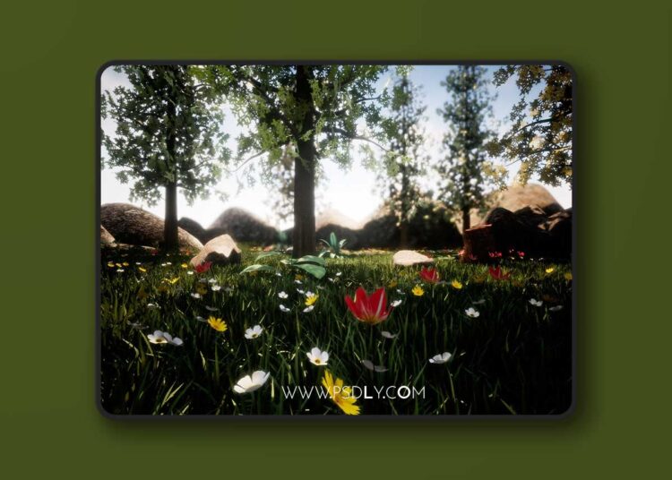 Forest pack. Easy landscape with plants and flowers (4.27 and 5.0 – 5.8) 1 Forest pack. Easy landscape with plants and flowers (4.27 and 5.0 – 5.8)
