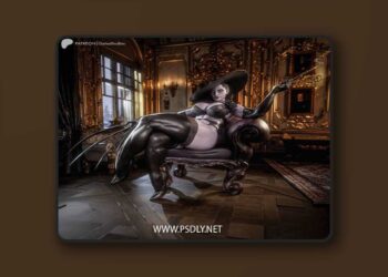 Gatsu Studios – Resident Evil – Lady Dimitrescu – 3D Print Model STL