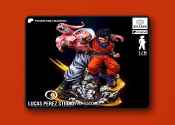 Gohan vs Super Buu – Gold Vault Diorama – 3D STL Print Model