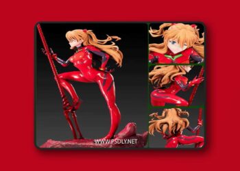 Gr8Tech – Evangelion – Asuka Langley – 3D Print Model STL