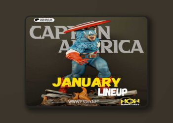 Hall of Heroes Miniatures January 2026 – 3D Print Model STL