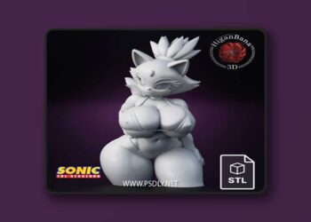 Higanbana3D – Blaze the Cat Sonic – 3D Print Model STL