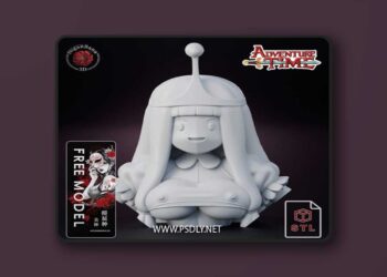 Higanbana3D – Elizabeth Liones 7 Deadly Sins Bust – 3D Print Model STL