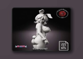 Higanbana3D – Rukia Bleach – 3D Print Model STL
