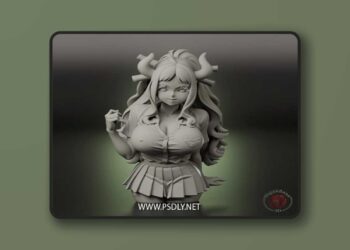 Higanbana3D – Yamato School Uniform One Piece – 3D Print Model STL