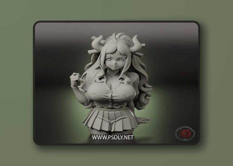 Higanbana3D – Yamato School Uniform (One Piece) – 3D Print Model STL 1 Higanbana3D – Yamato School Uniform One Piece – 3D Print Model STL
