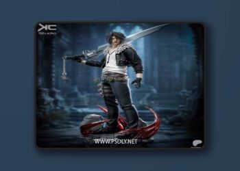 KcStudio – Squall Leonhart – Final Fantasy Fanart – 3D Print Model STL