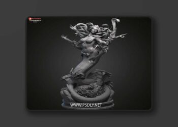 Lady Vashj – 3D STL Print Model