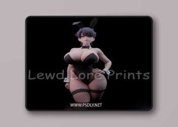 Lewd Lore Prints – Komi Shouko Bunny Girl – 3D Print Model STL