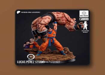 Lucas Perez – Goku vs Nappa – Dragon Ball – 3D Print Model STL