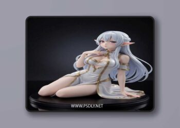 Lumina – Elf Priest – 3D Print Model STL