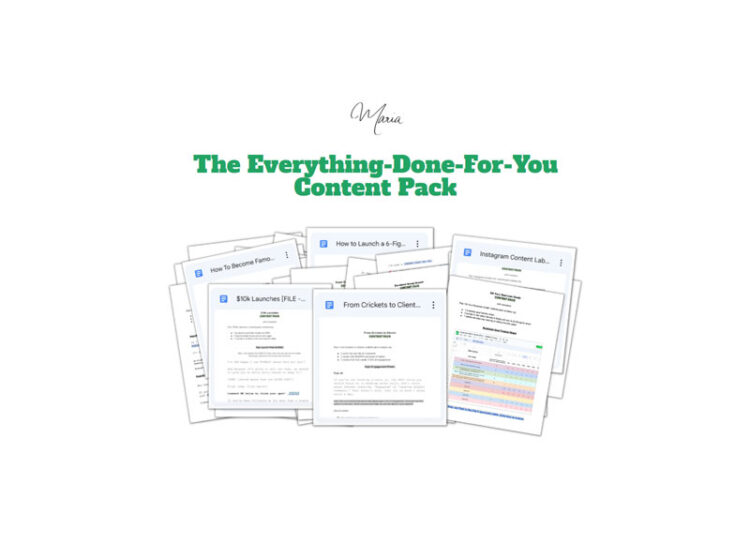 Maria Wendt – Content Pack 1 Maria Wendt – Content Pack