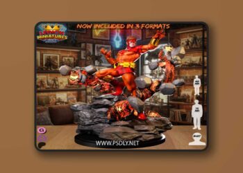 Marvel Geo Force – 3D STL Print Model