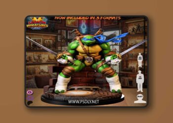 Marvel Leonardo – 3D STL Print Model