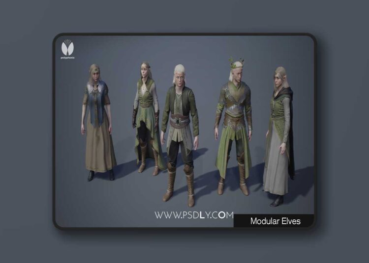 Modular Elves - Metahuman (5.0 – 5.8) for Unreal Engine 1 Modular Elves - Metahuman (5.0 – 5.8)