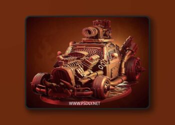 MrModulorks Orczwagun Dragsta – 3D Print Model STL