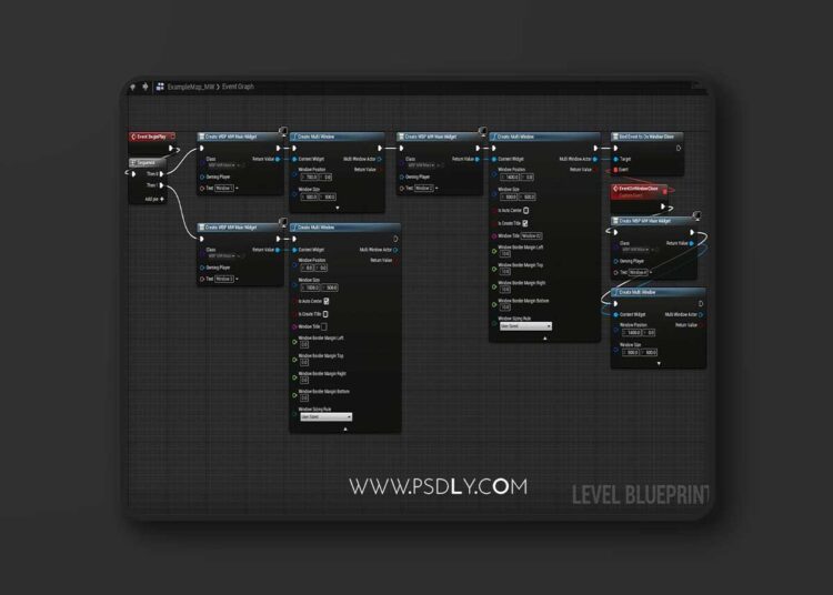Multi window v1.0 (5.7-5.0) for Unreal Engine 1 Multi window v1.0 (5.7-5.0)