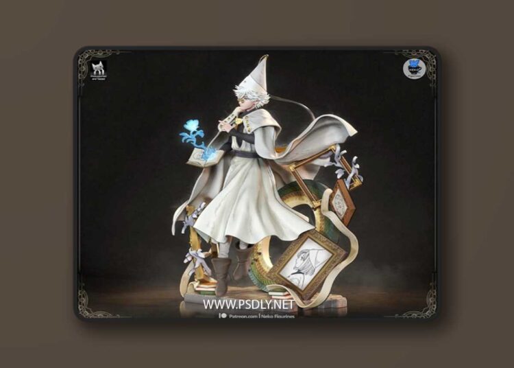 Neko Figurines – Qifrey – Witch Hat Atelier Anime Figure – 3D Print Model STL 1 Neko Figurines – Qifrey – Witch Hat Atelier Anime Figure – 3D Print Model STL