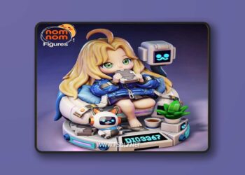 Nomnom Figures – Chibi Diana – Pragmata – 3D Print Model STL