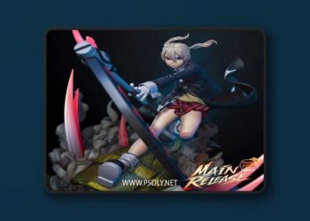 Nomnom Figures – Maka – Soul Eater – 3D Print Model STL