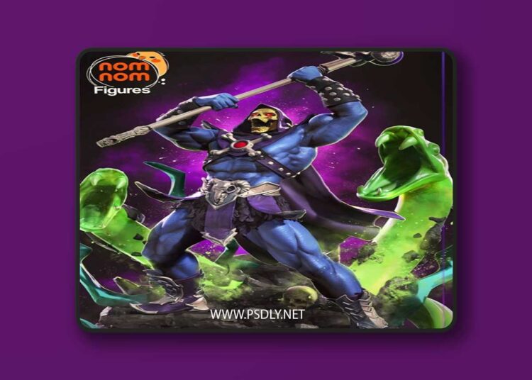 Nomnom Figures – Skeletor – 3D Print Model STL 1 Nomnom Figures – Skeletor – 3D Print Model STL