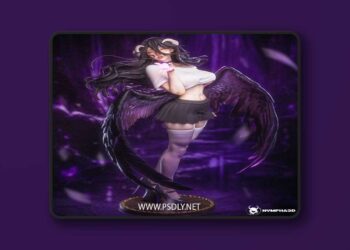 Nympha – Overlord – Albedo – 3D Print Model STL