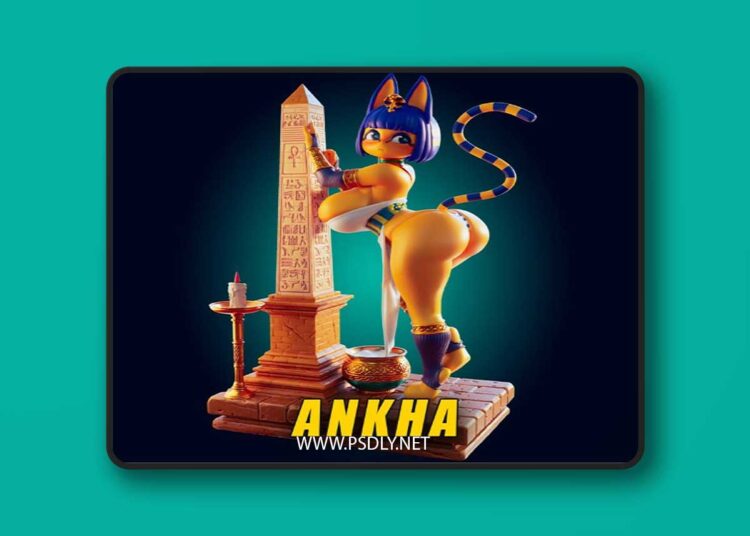 Officer Rhu – Ankha Super Chubby – 3D Print Model STL 1 Officer Rhu – Ankha Super Chubby – 3D Print Model STL