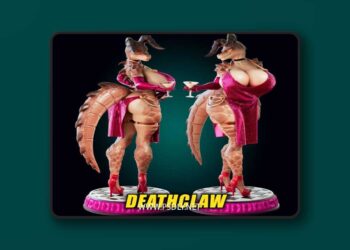 Officer Rhu – Deathclaw Dragon Girl – 3D Print Model STL