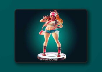 Officer Rhu – Hilda Pokemon Trainer – 3D Print Model STL