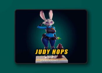 Officer Rhu – Judy Hops Bunny Cop – 3D Print Model STL