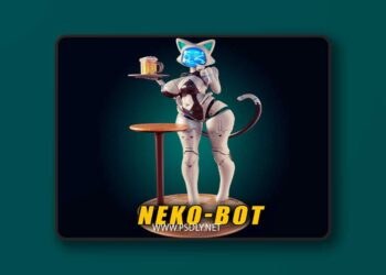 Officer Rhu – Neko Bot BellaCat Cat Robot – 3D Print Model STL