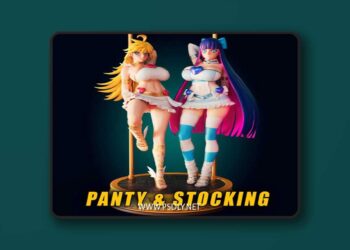 Officer Rhu – Panty Stocking Super Stacked – 3D Print Model STL