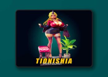 Officer Rhu – Tionishia Tall Office Lady – 3D Print Model STL