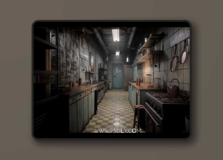 Old Restaurant Kitchen (5.7-5.8) for Unreal Engine 1 Old Restaurant Kitchen (5.7-5.8)