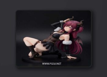 Orphelia – Seductive Demoness – 3D Print Model STL