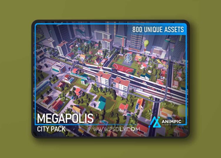 POLY - Megapolis City Pack v1.1 for Unreal Engine 1 POLY - Megapolis City Pack v1.1